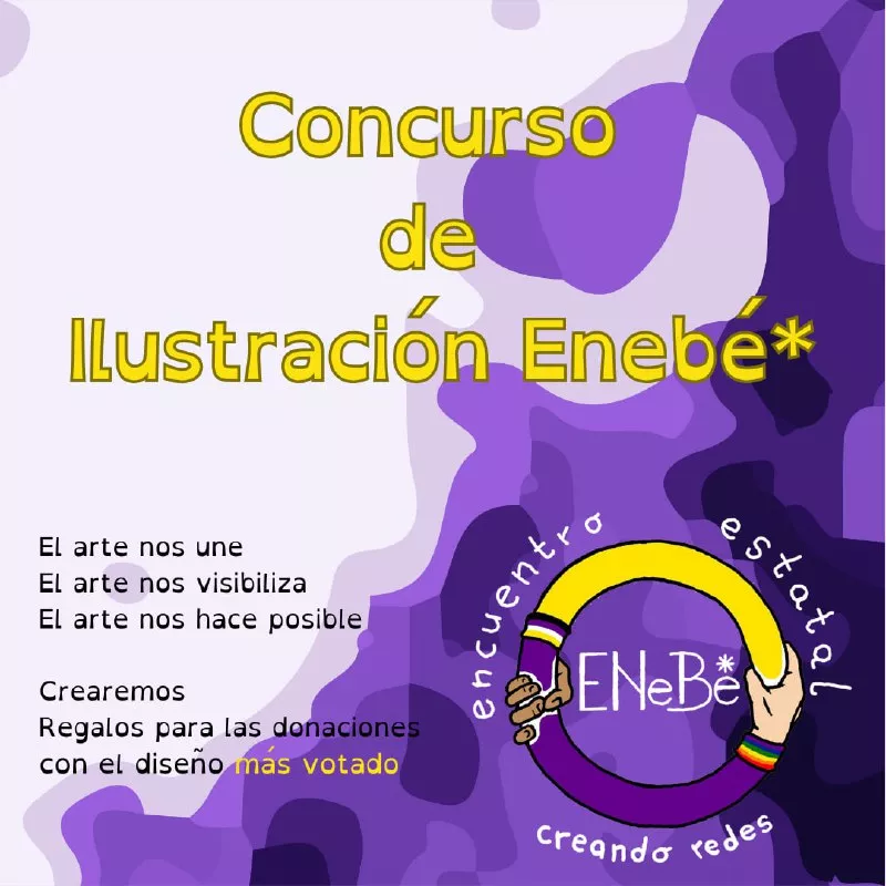 Cartel del concurso de ilustración enebé*