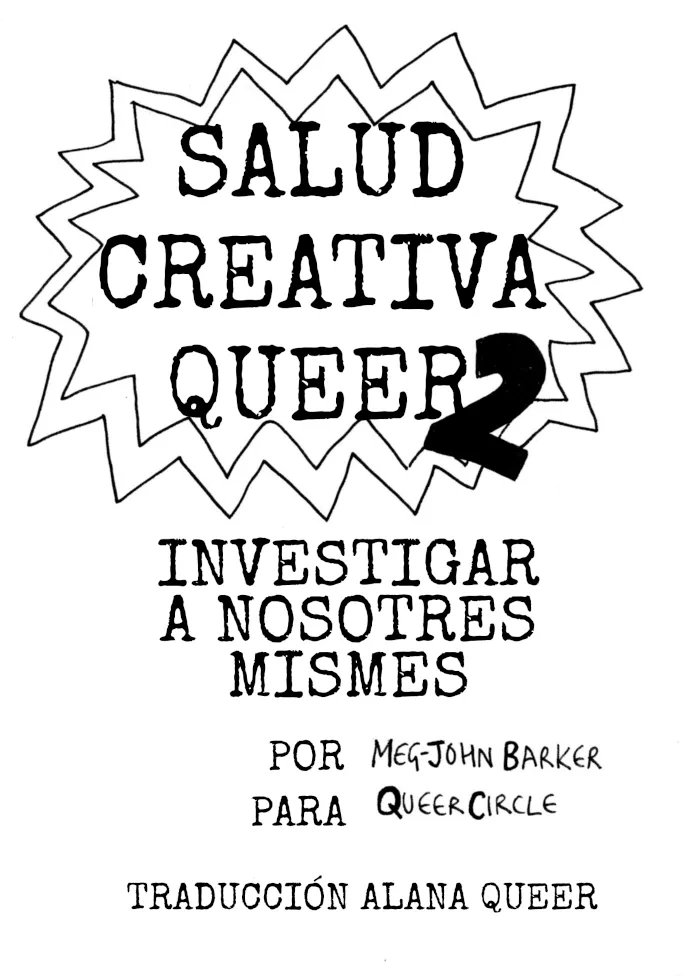 Portada del zine
